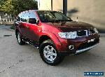 2011 Mitsubishi Challenger PB LS Wagon 5dr Man 5sp 4x4 2.5DT [MY11] Burgundy M for Sale